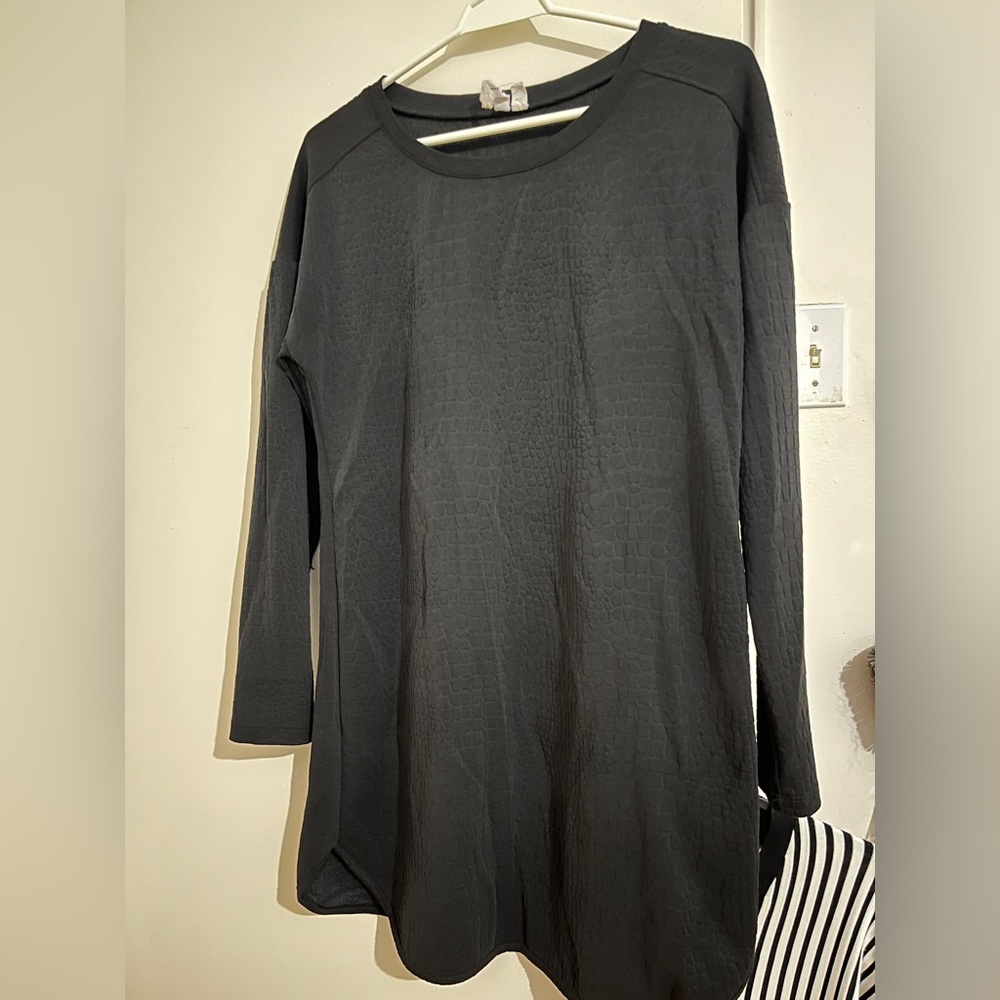 Black Long-Sleeve Dress